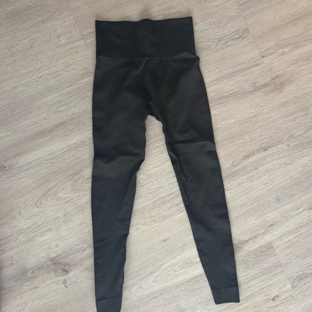 Set Active espresso sculptflex brown leggings xs